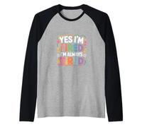 Yes I'm Tired I'm Always Tired Sleep Deprivation |- Raglan Baseball Tee