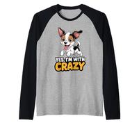Yes, I'm with Crazy Amertoy Pet Dog Breed Toy Fox Terrier Raglan Baseball Tee