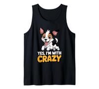 Yes, I'm with Crazy Amertoy Pet Dog Breed Toy Fox Terrier Tank Top