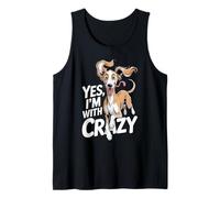 Yes, I'm with Crazy Cartoon Persian Greyhound Dog Saluki Tank Top