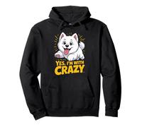 Yes, I'm with crazy Cartoon Sammie Pet Dog Breed Samoyed Pullover Hoodie