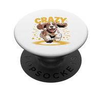 Yes I'm with Crazy Cute Breed Pet Dog Funny Cocker Spaniel PopSockets Adhesive PopGrip