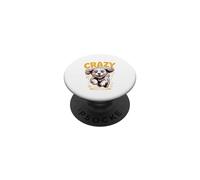 Yes I'm with Crazy Dog Breed Lover Style Cute Funny Cockapoo PopSockets Adhesive PopGrip