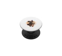 Yes I'm with Crazy Dog GSD Funny Alsatian K9 German Shepherd PopSockets Adhesive PopGrip