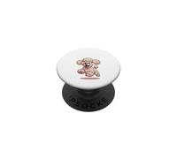 Yes I'm with Crazy Dog Smart Breed Funny Family Cute Poodle PopSockets Adhesive PopGrip