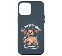 Yes Im with Crazy Hungarian Pointer Hunting Dog Funny Vizsla Case for iPhone 12 Pro Max