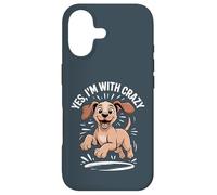 Yes Im with Crazy Hungarian Pointer Hunting Dog Funny Vizsla Case for iPhone 17
