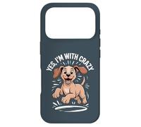Yes Im with Crazy Hungarian Pointer Hunting Dog Funny Vizsla Case for iPhone 17 Pro