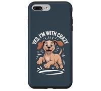Yes Im with Crazy Hungarian Pointer Hunting Dog Funny Vizsla Case for iPhone 7 Plus/8 Plus