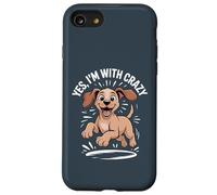 Yes Im with Crazy Hungarian Pointer Hunting Dog Funny Vizsla Case for iPhone SE (2020) / 7/8