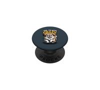 Yes Im with Crazy Small Dog Breed Owner Cute Funny Pekingese PopSockets Adhesive PopGrip
