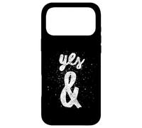 Yes & Improvisation Rule For Improv Actors Case for iPhone 17 Pro Max