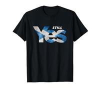 YES Indy Ref 2 T-Shirt - Scotland Scottish Independence SNP T-Shirt, Men, Black, X-Large