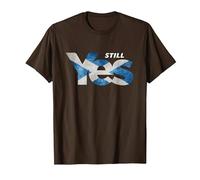 YES Indy Ref 2 T-Shirt - Scotland Scottish Independence SNP T-Shirt, Men, Brown, XX-Large