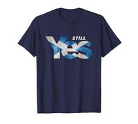 YES Indy Ref 2 T-Shirt - Scotland Scottish Independence SNP T-Shirt, Men, Navy Blue, X-Large