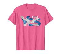 YES Indy Ref 2 T-Shirt - Scotland Scottish Independence SNP T-Shirt, Men, Pink Heather, Large