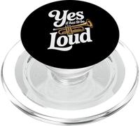 Yes It Has To Be Loud Trumpet Player Brass Band PopSockets PopGrip for MagSafe