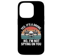 Yes It’s A Drone Not Spying Funny Pilot Design Case for iPhone 14 Pro