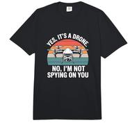 Yes It’s A Drone Not Spying Funny Pilot Design Comfort Colors Adult Heavyweight T-Shirt