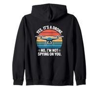 Yes It’s A Drone Not Spying Funny Pilot Design Zip Hoodie