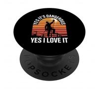 Yes It’s Dangerous Yes I Love It Ironworker PopSockets Adhesive PopGrip