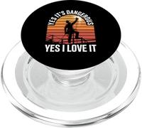 Yes It’s Dangerous Yes I Love It Ironworker PopSockets PopGrip for MagSafe