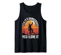 Yes It’s Dangerous Yes I Love It Ironworker Tank Top
