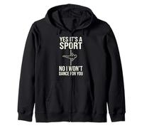 Yes Its a Sport Funny Pole Dance Dancer Humor Zip Hoodie