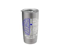 Yes Its All in My Head Hydrocephalus Awareness Warrior Stainless Steel Insulated Tumbler