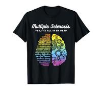 Yes It's All In My Head Multiple Sclerosis Shirt, MS Tee T-Shirt