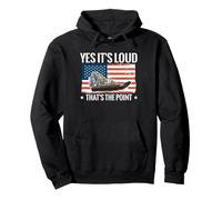 Yes It's Loud That's The Point Airboat Funny Airboating Pullover Hoodie