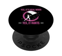 Yes Its Real Wood Yes It Hurts Color Guard Flag PopSockets Adhesive PopGrip
