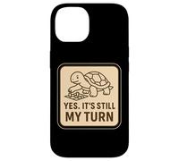 Yes It's Still My Turn Funny Slow Turtle Playing Boardgames Case for iPhone 14