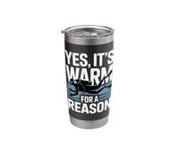 Yes It's Warm for A Reason Funny Scuba Diving Stainless Steel Insulated Tumbler