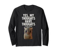 Yes My Thoughts Have Thoughts I Have ADHD Funny Long Sleeve T-Shirt