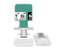 Yes No Checal Element Science Adjustable Cell Phone Stand Desk Foldable