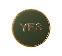 YES NO Decision Coin Gothic Prediction Decision Coin All Seeing Eye or Death Angel Souvenir Coin, YES NO Coin Flipping Challenge Collection Lucky Coins