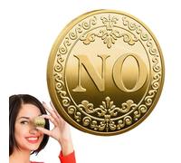 Yes No - Metal Decision Maker's Commemorative Coin | Choice Coin for Quick Decisions, Souvenir and Good Luck Gift, Perfect for Friends, Birthday, Christmas, Keepsake