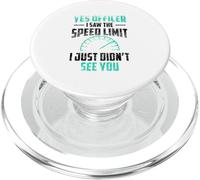 Yes Officer I Saw The Speed Limit Racing Car PopSockets PopGrip for MagSafe