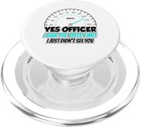 Yes Officer I Saw The Speed Limit Racing Car PopSockets PopGrip for MagSafe