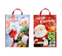 Yes-Online 2X Jumbo Gift Bag Christmas Xmas Presents Extra Large Novelty Santa Red Set