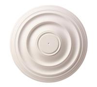 Yes-Online Ceiling Rose Andrina Resin Strong Lightweight Polyurethane Easy Fix 39Cm Diameter Paintable