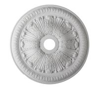 Yes-Online Ceiling Rose Francesca Lightweight Resin Mould Easy To Fix 71Cm Diameter Paintable