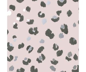 Yes-Online Exclusive Leopard Print Wallpaper Holden Animal Spots Grey Metallic Black White