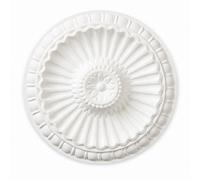Yes-Online M62 Ceiling Rose - Medallion Floral Lightweight Resin Ornate Decor Traditional Classic Light Chandelier 28.5Cm