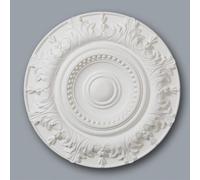 Yes-Online M67 Ceiling Rose - Medallion Lightweight Resin Traditional Classic Light Chandelier Feature Paintable Ceiling Centre 50Cm