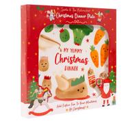 Yes-Online Santa And The Nutcracker Kids Christmas Dinner Plate Festive Xmas Lunch Table Decor Stocking Filler For Toddler