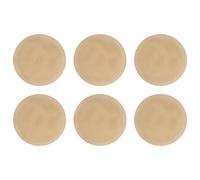 Yes-Online Set Of 6 Round Gold Christmas Placemats For Any Dining Table
