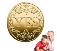Yes or No Coin - Metal Decision Maker Lucky Coin | Yes or No Collectible Coin, Decision Maker Lucky Coin, Yes/no Decision Coin, Choice Coin for Collector, Friends
