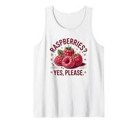 Yes Please Fruit Fresh Berry Lover Raspberries Tank Top